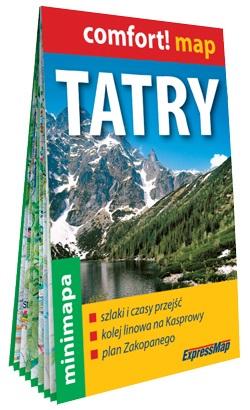 Tatry laminowana mapa turystyczna mini 1:80 000
