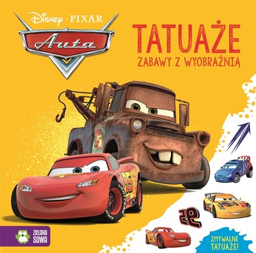 Tatuaże zabawy z wyobraźnią Disney Auta