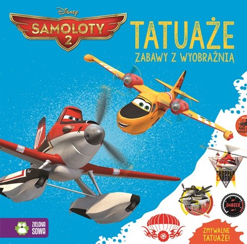 Tatuaże zabawy z wyobraźnią Disney Samoloty 2