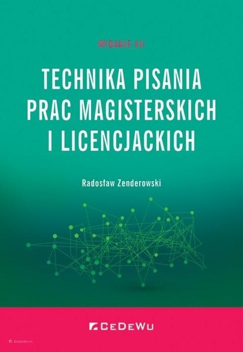 Technika pisania prac magisterskich i licencjackich