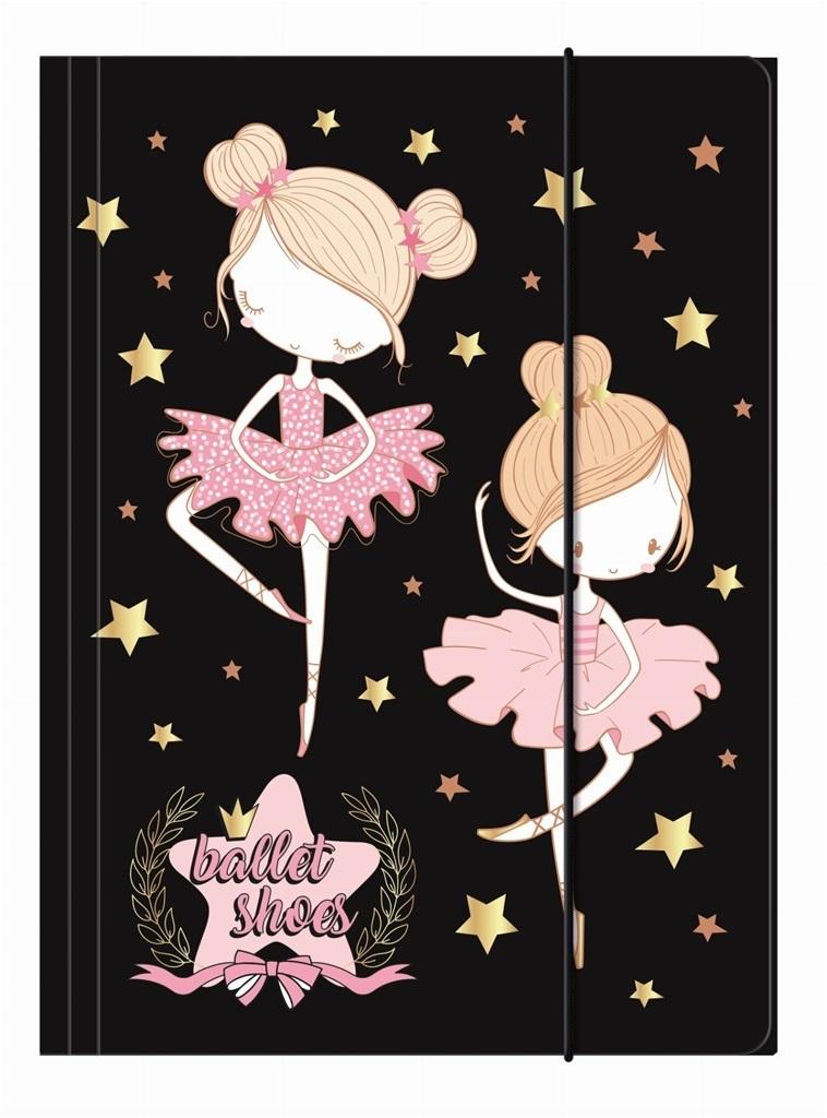 Teczka A4 z gumką Baletnica 12