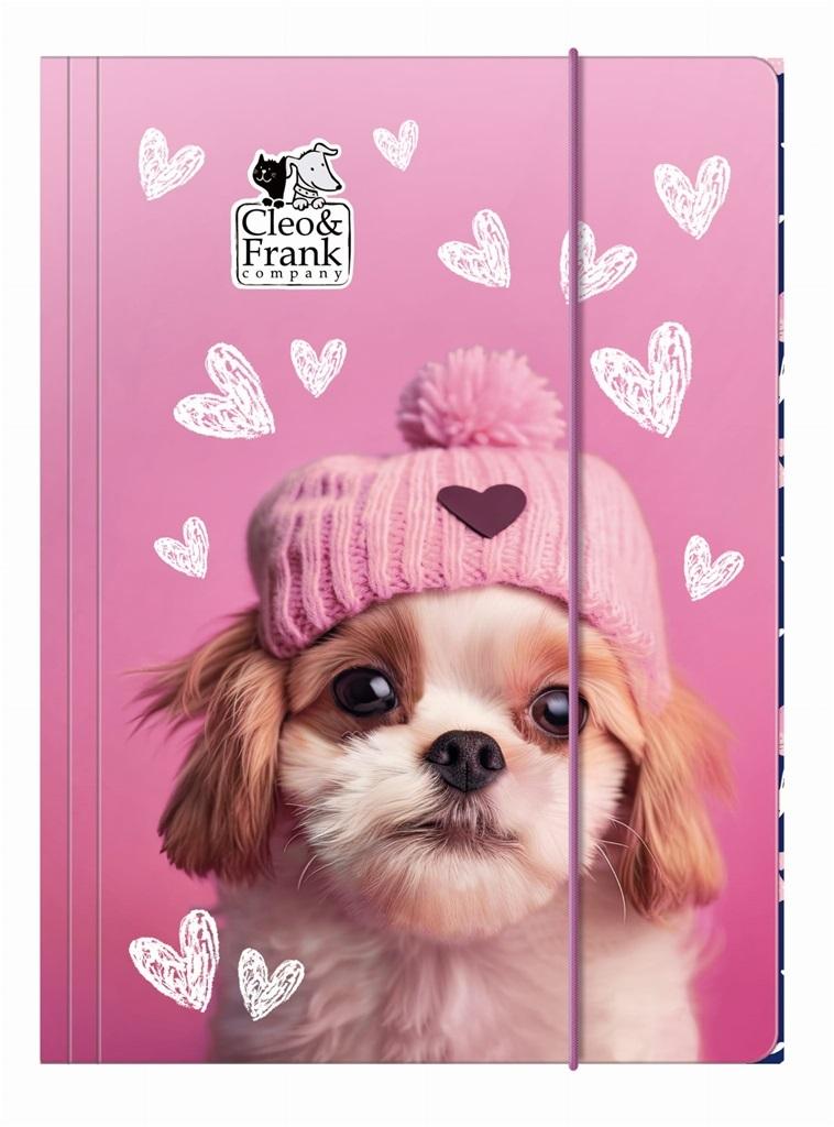 Teczka A4 z gumką Cleo i Frank 42