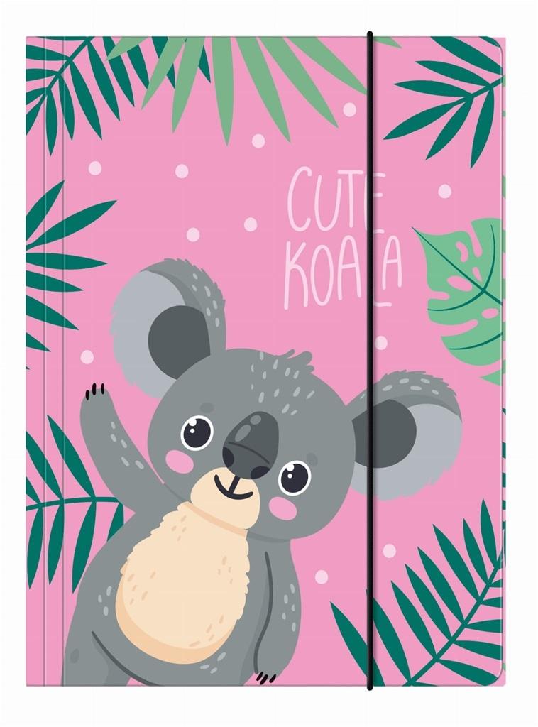 Teczka A4 z gumką Koala 10
