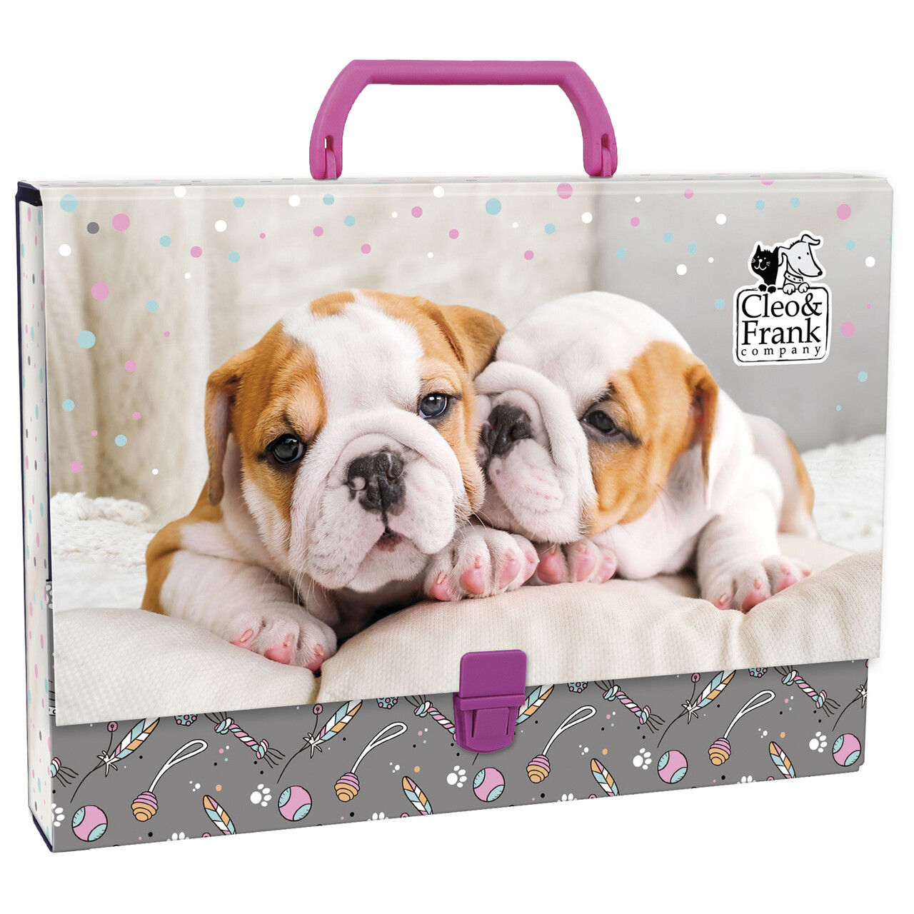 Teczka twarda z rączką A4 Derform 08 Cleo i Frank 23