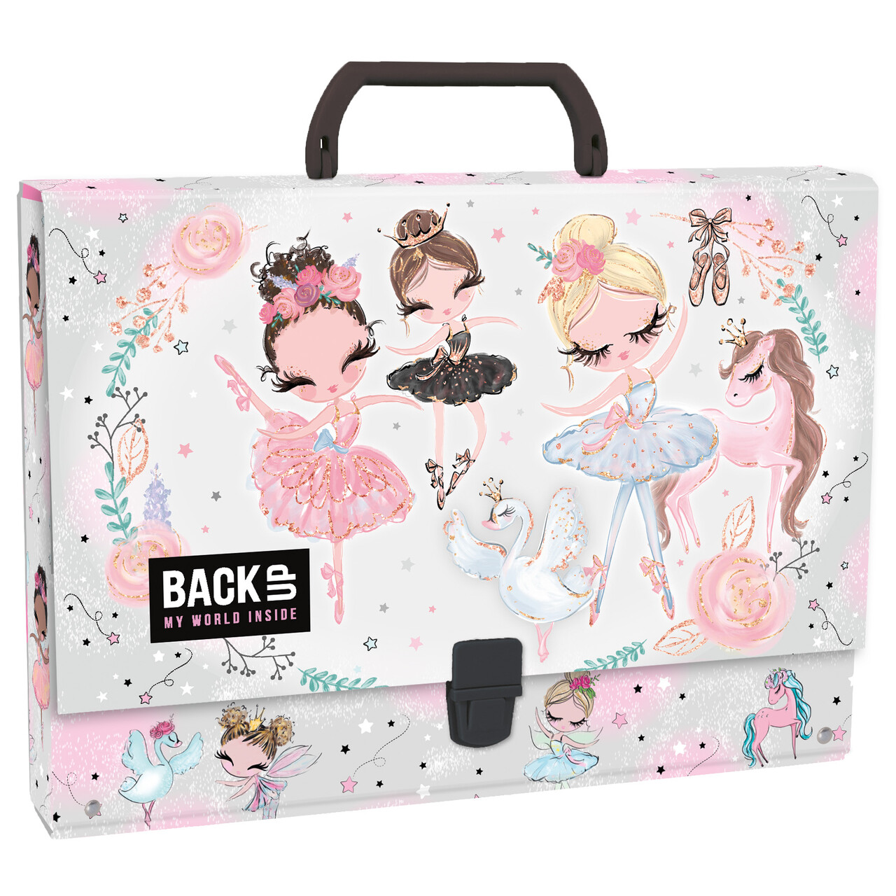 Teczka twarda z rączką A4 Derform backup 3 a 21