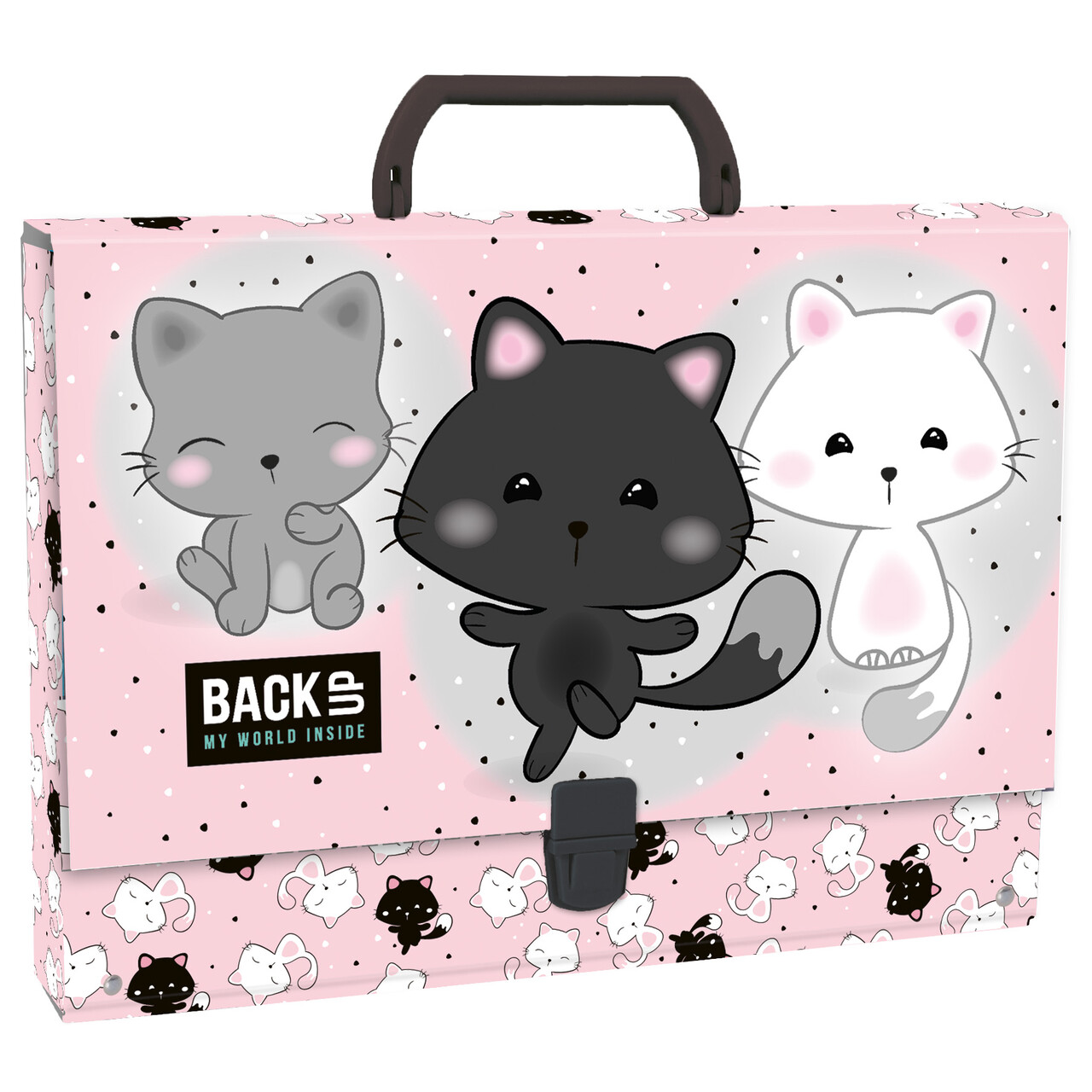 Teczka twarda z rączką A4 Derform backup 3 a 35