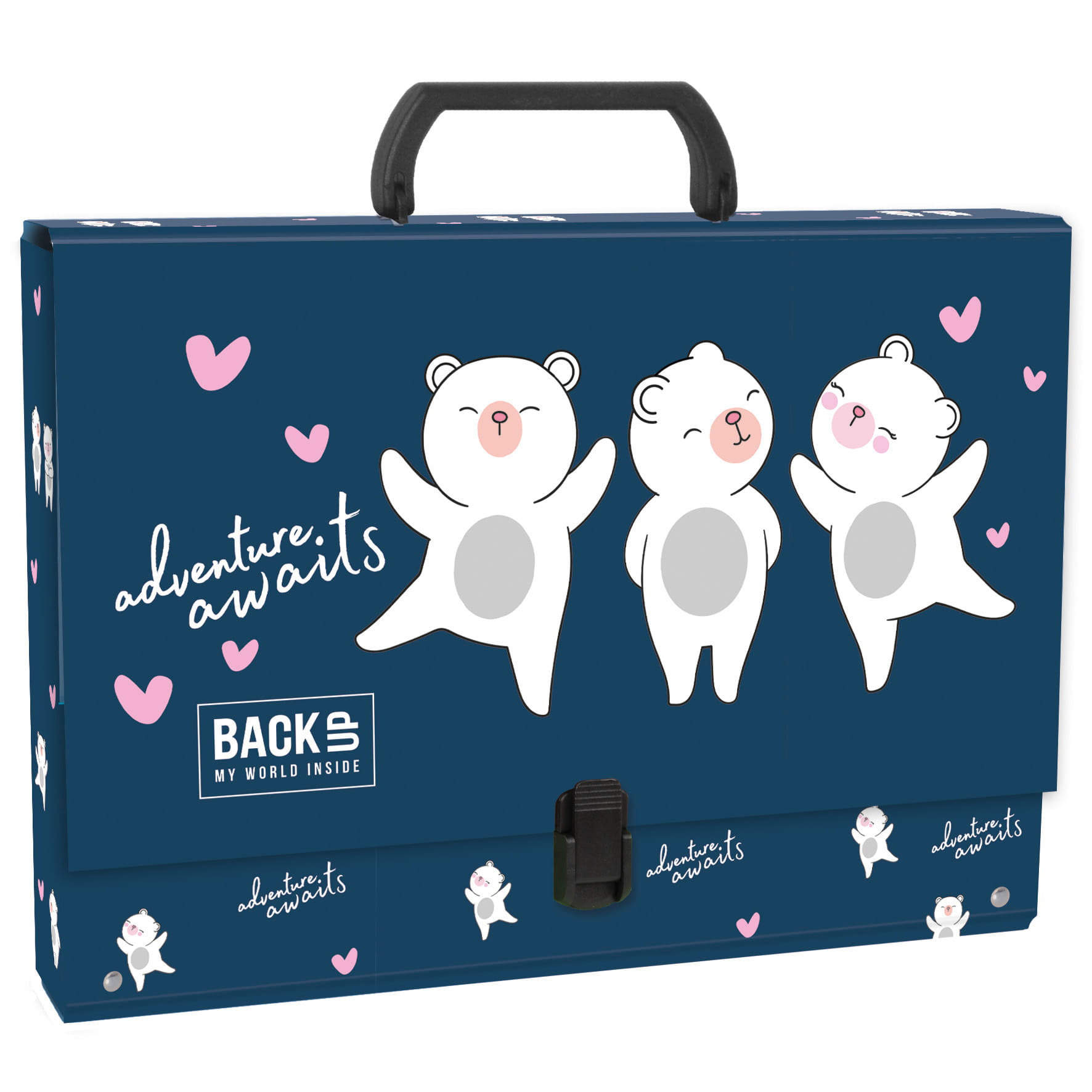 Teczka twarda z rączką A4 Derform backup 4 TTRB4A14