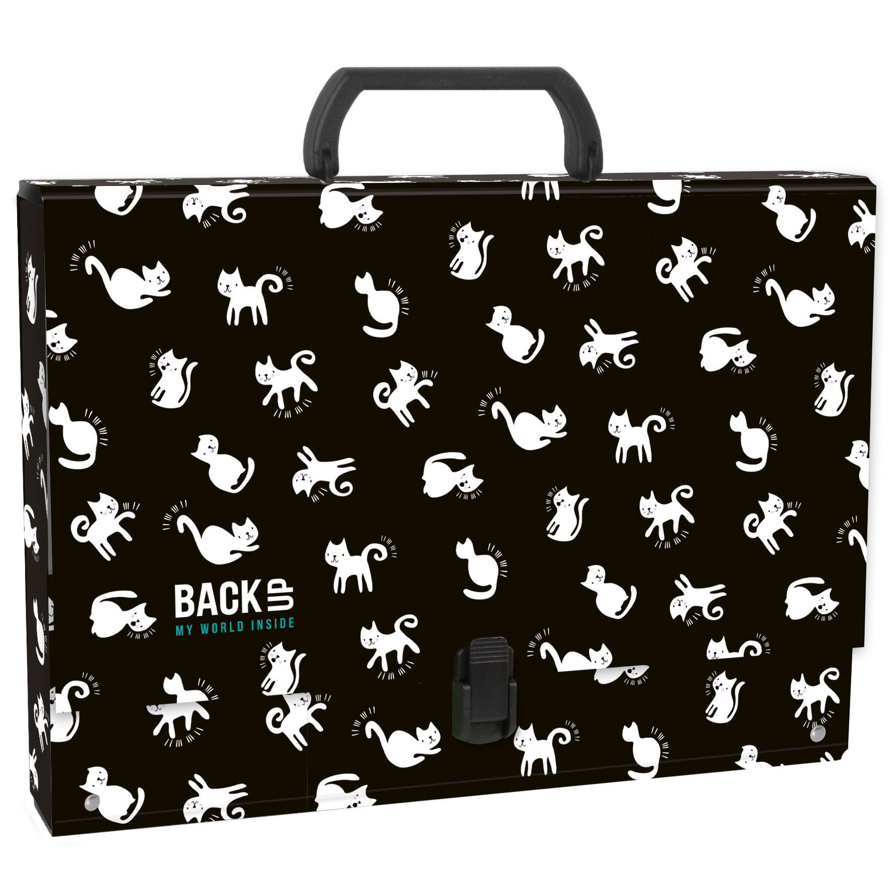 Teczka twarda z rączką A4 Derform backup 4 TTRB4A34