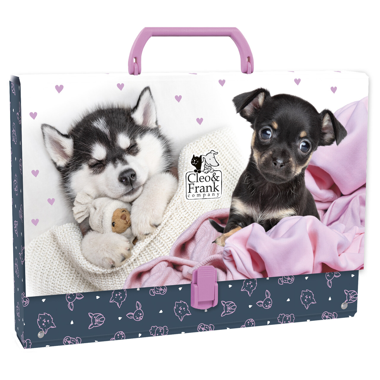 Teczka twarda z rączką Cleo i Frank 38