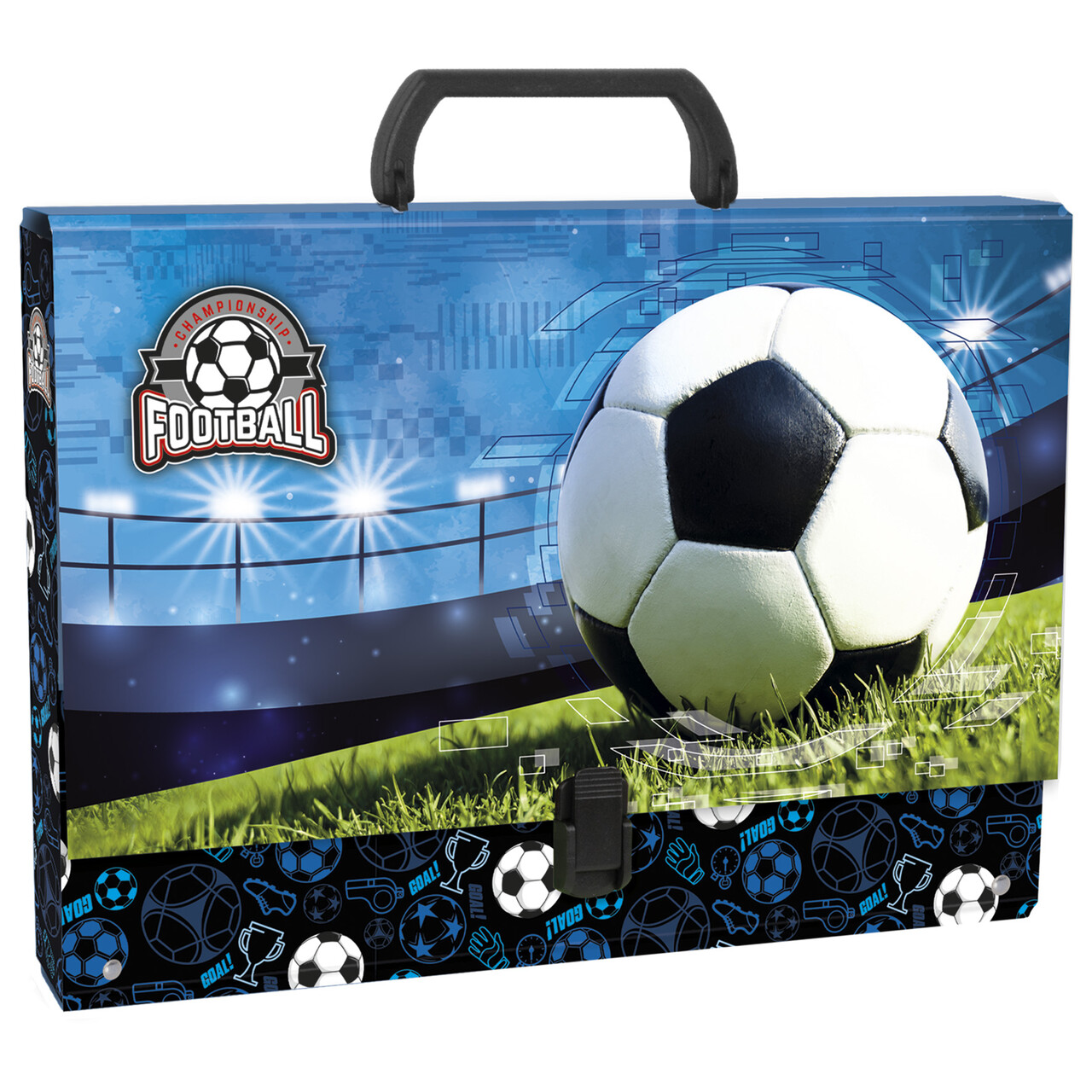 Teczka twarda z rączką piłka 16