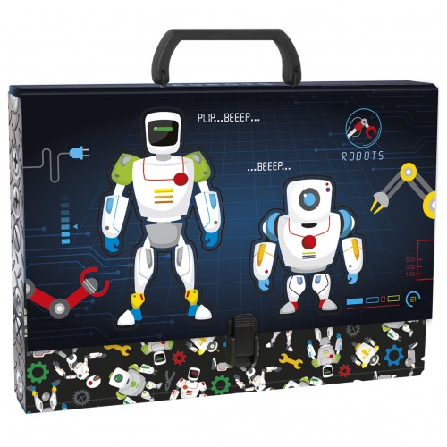 Teczka twarda z rączką roboty 11