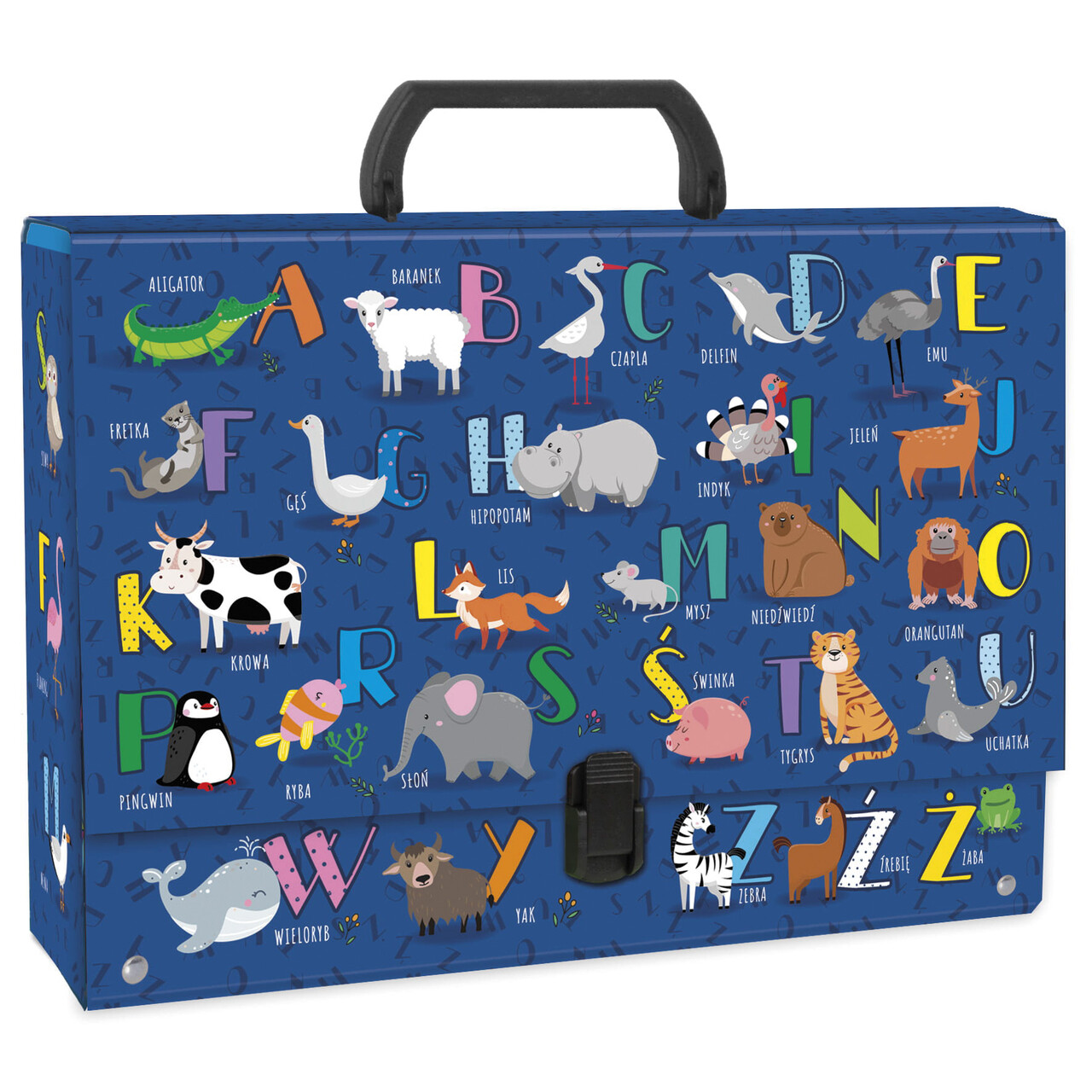 Teczka z rączką gruba Alfabet