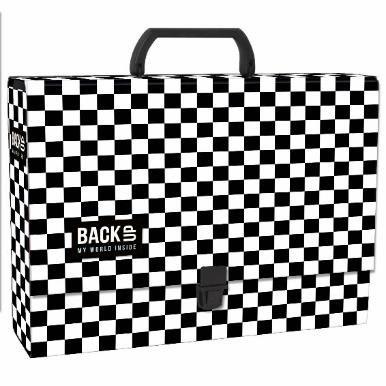 Teczka z rączką gruba backup 6 a 94 szachownica