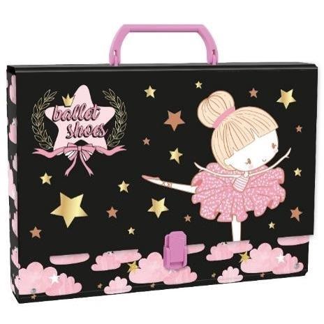 Teczka z rączką gruba baletnica 12