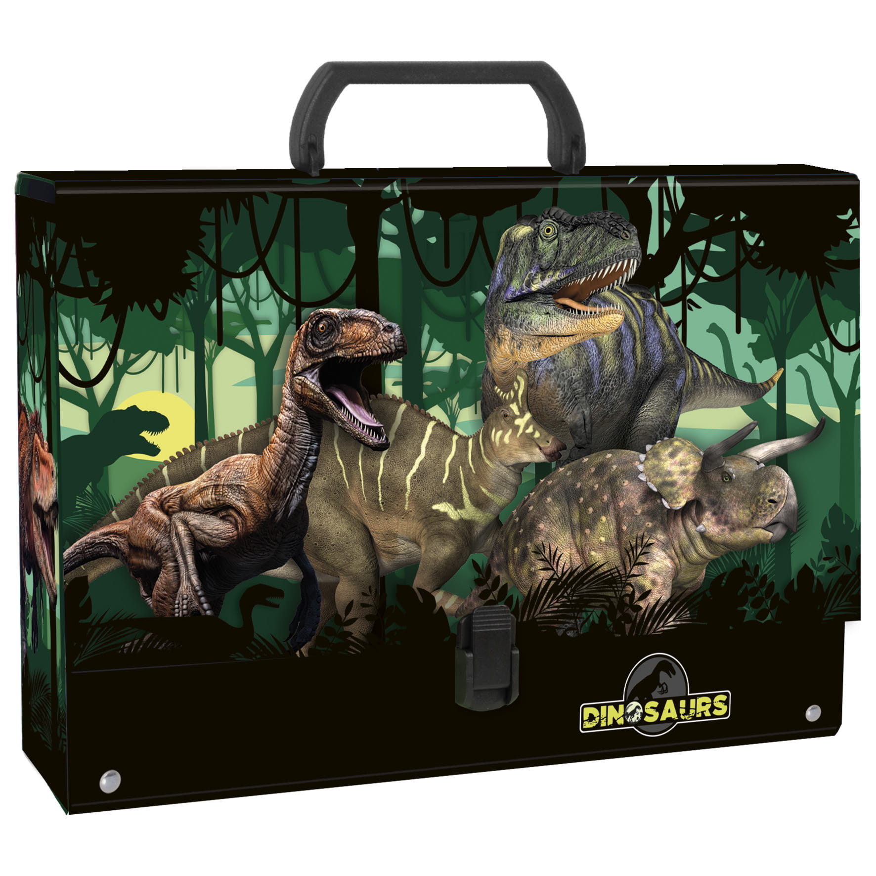 Teczka z rączką gruba dinozaur 15