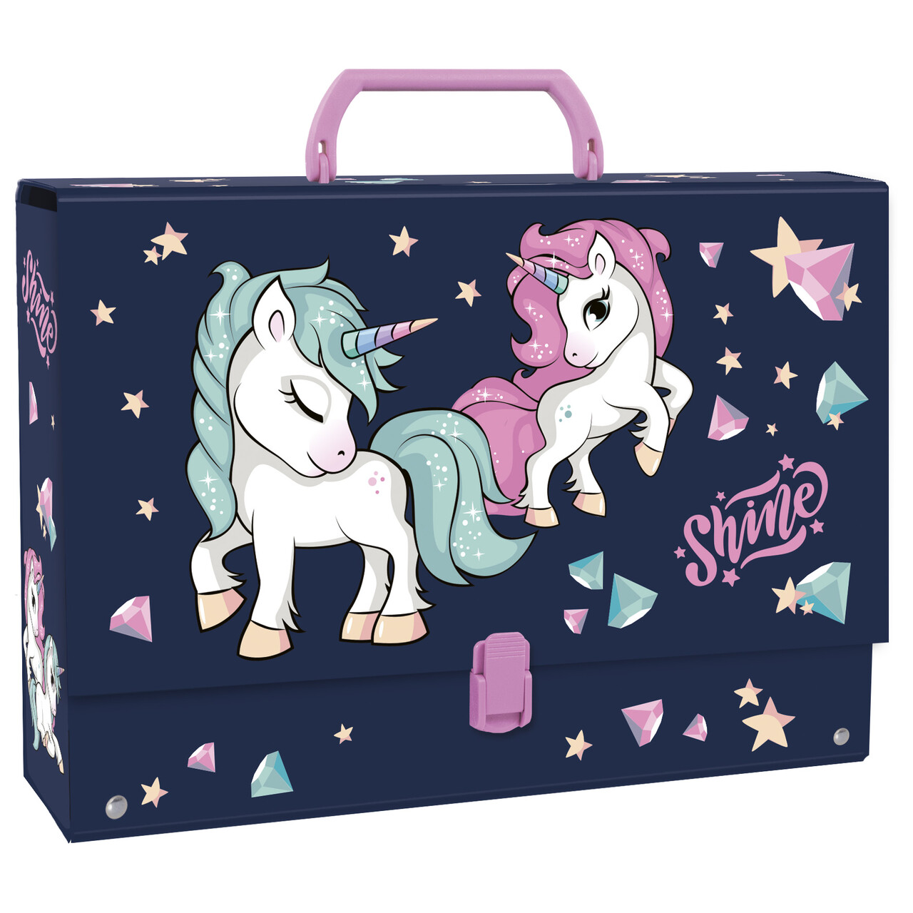 Teczka z rączką gruba Jednorożec 14