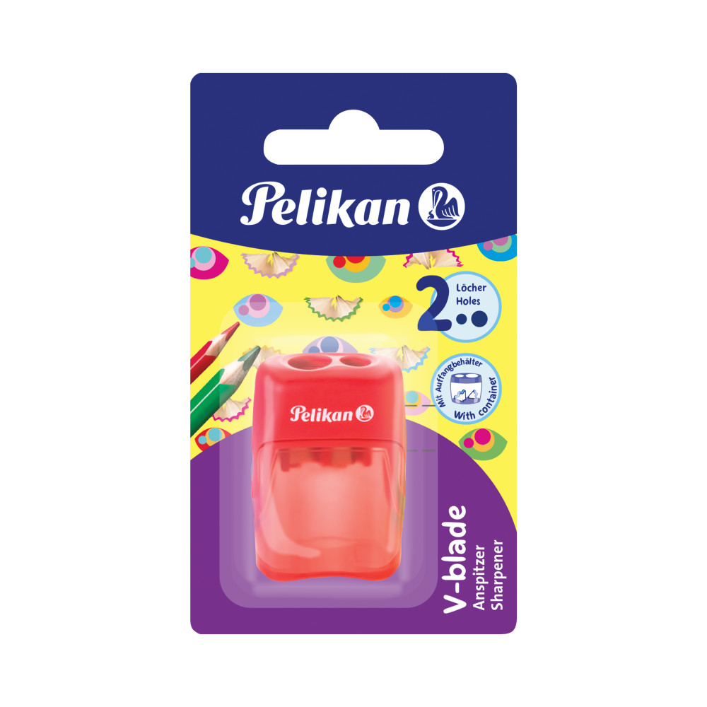 Temperówka podwójna z pojemnikiem 1 szt. mix Pelikan