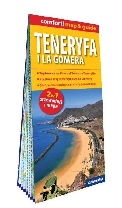 Teneryfa i La Gomera laminowany map&guide 2w1: przewodnik i mapa