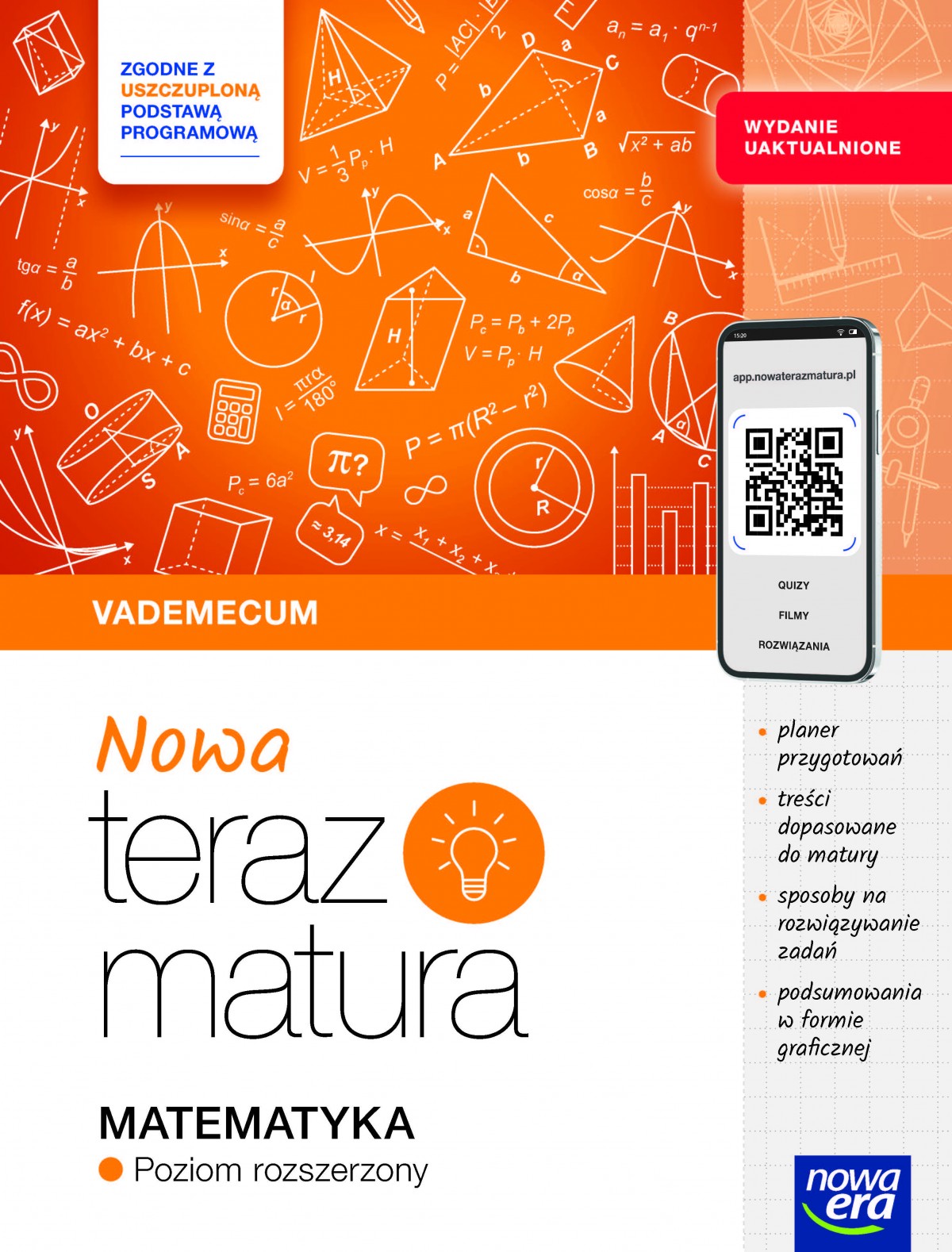 Teraz matura 2025/2026 Matematyka Vademecum zakres rozszerzony