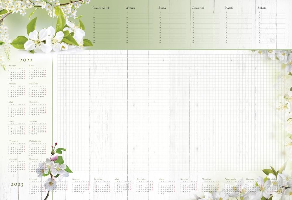 Terminarz 2021 Planer B3 z listwą MiP Gałązka