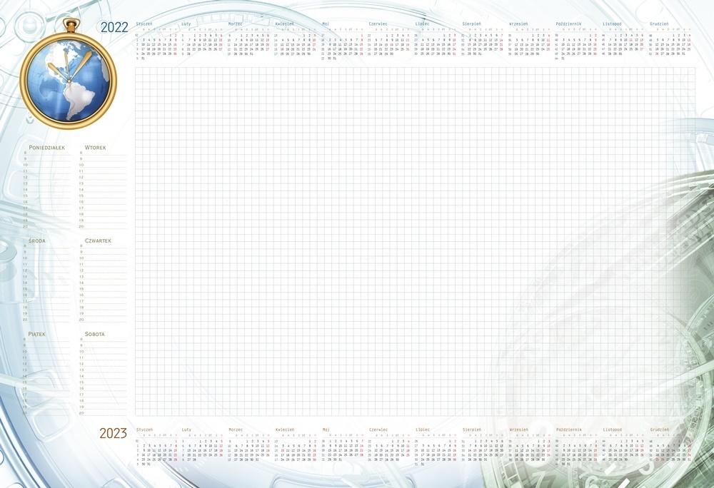 Terminarz 2021 Planer B3 z listwą MiP Globus