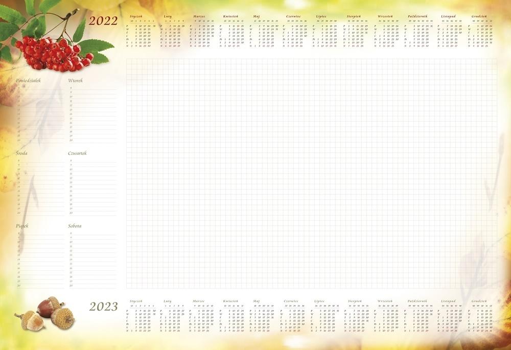 Terminarz 2021 Planer B3 z listwą MiP Jarzębina