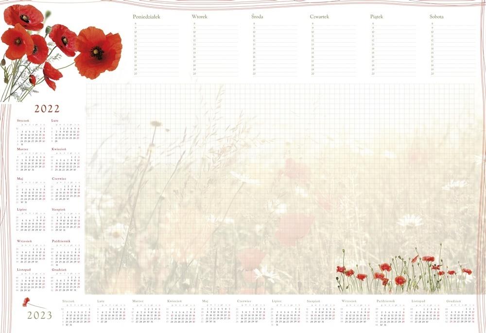 Terminarz 2021 Planer B3 z listwą MiP Maki