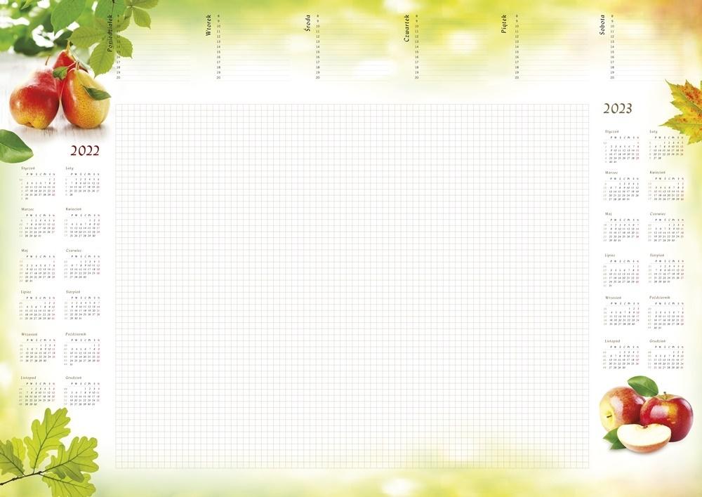 Terminarz Planer 2021 A2 z listwą MiP Gruszki