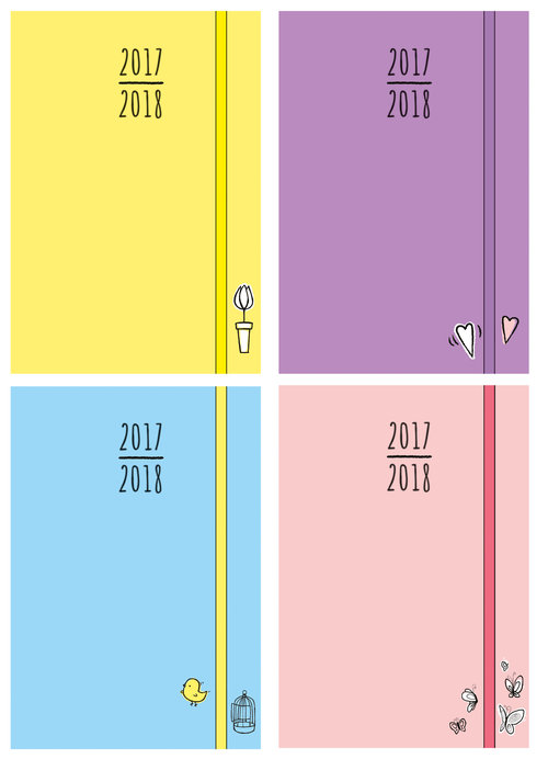 Terminarz wyjątkowej dziewczyny 2017/2018 mix