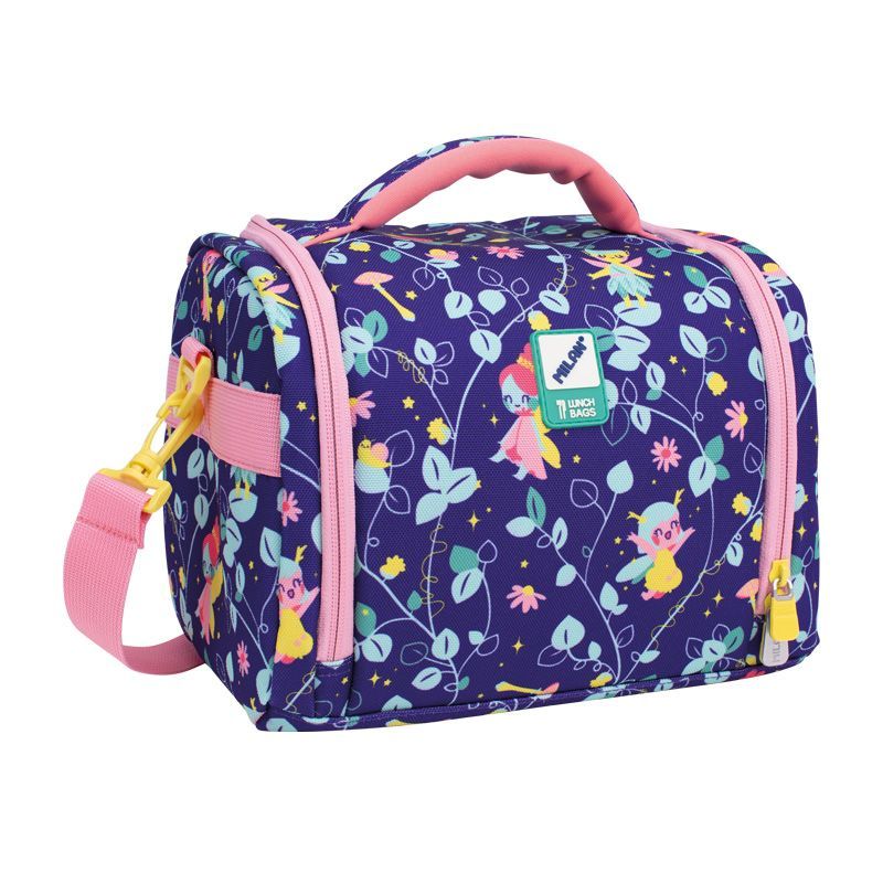 Torba termiczna Milan duża na żywność FAIRY TALE fioletowa 5I
