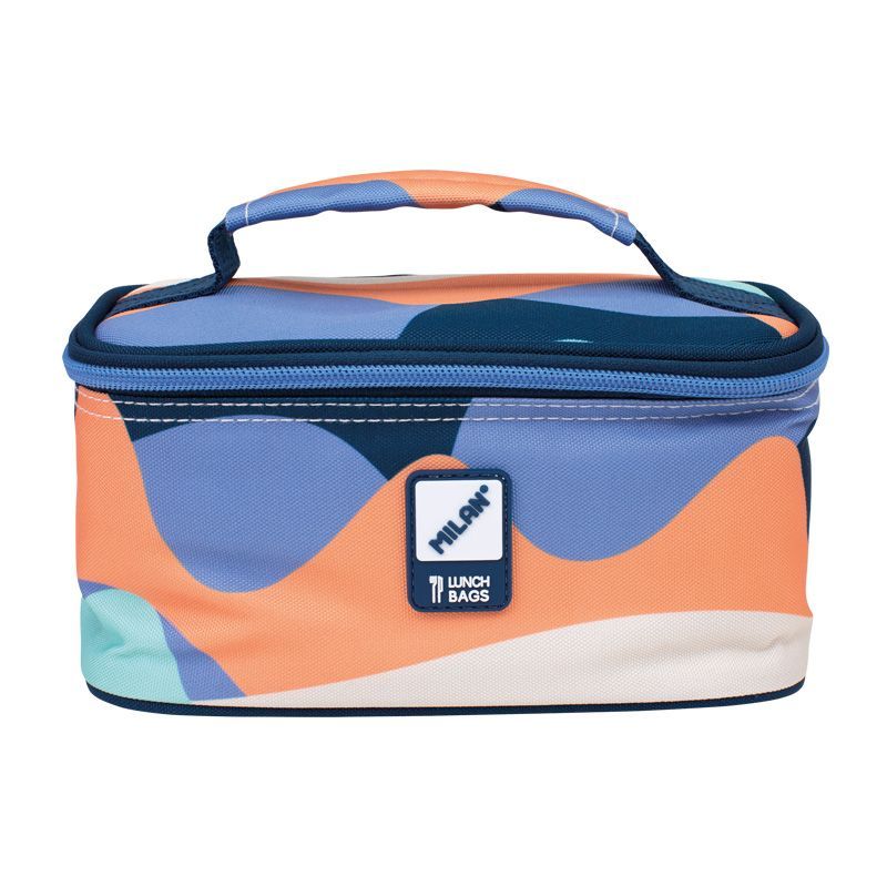 Torba termiczna Milan z pojemnikiem na lunch THE FUN niebieska 1.5I