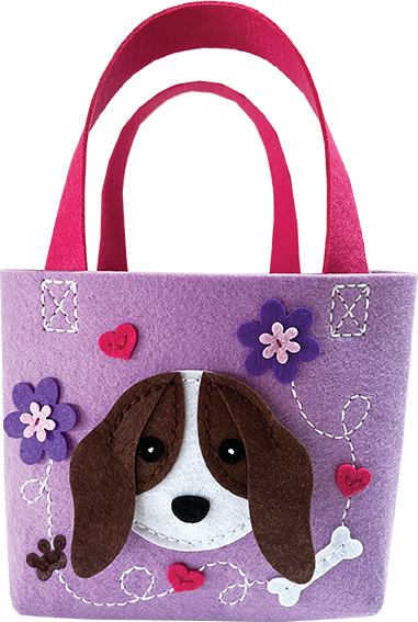 Torebka piesek ToysInn fioletowa