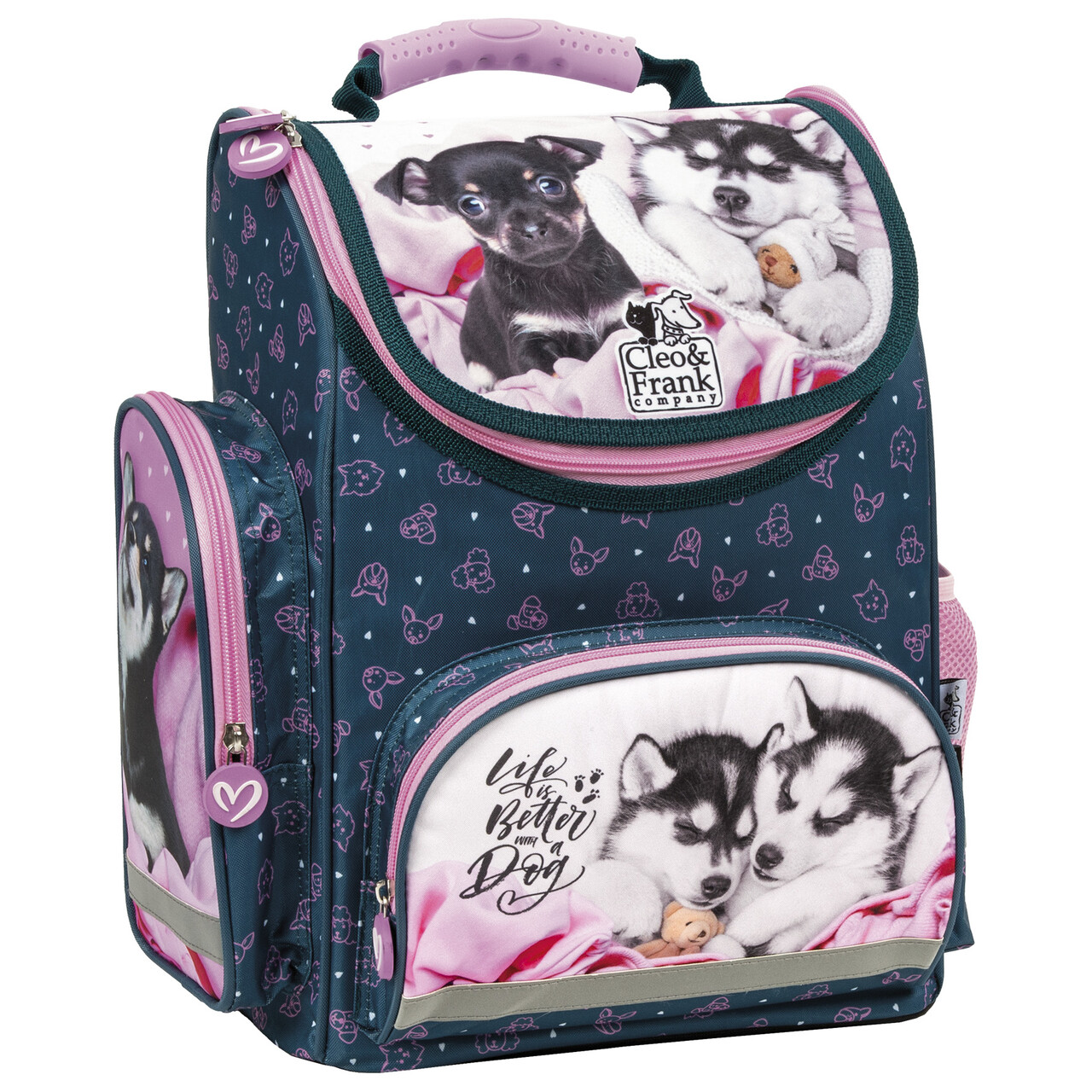 Tornister ergonomiczny MB Cleo i Frank 38 pies