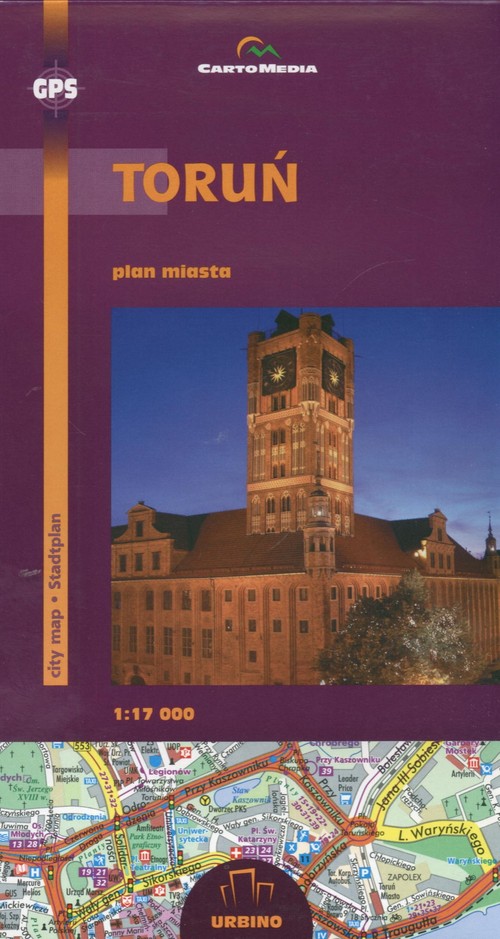 Toruń Plan miasta 1:17 000
