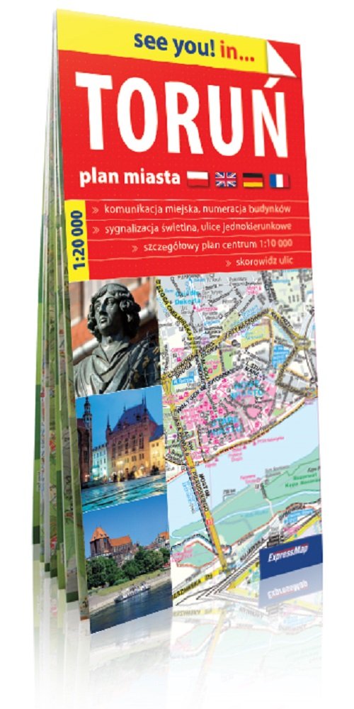 Toruń plan miasta 1:20 000 2015