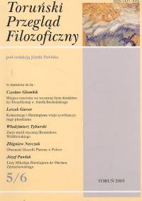 Toruński przegląd filozoficzny t.5