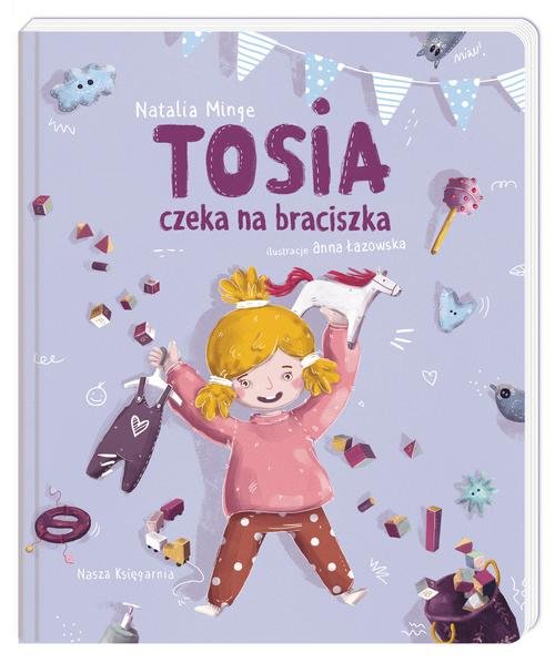 Tosia czeka na braciszka