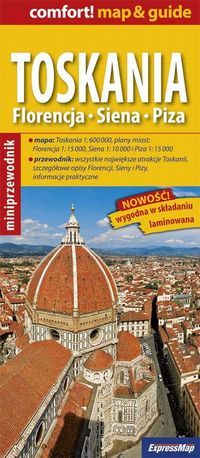 Toskania Florencja Siena Piza map & guide