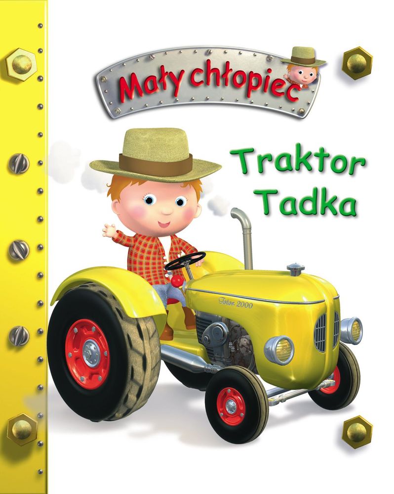 Traktor tadka mały chłopiec