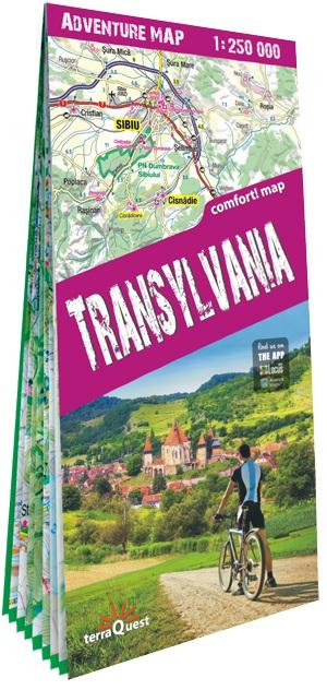 Transylwania (Transylvania) laminowana mapa samochodowo-turystyczna 1:250 000