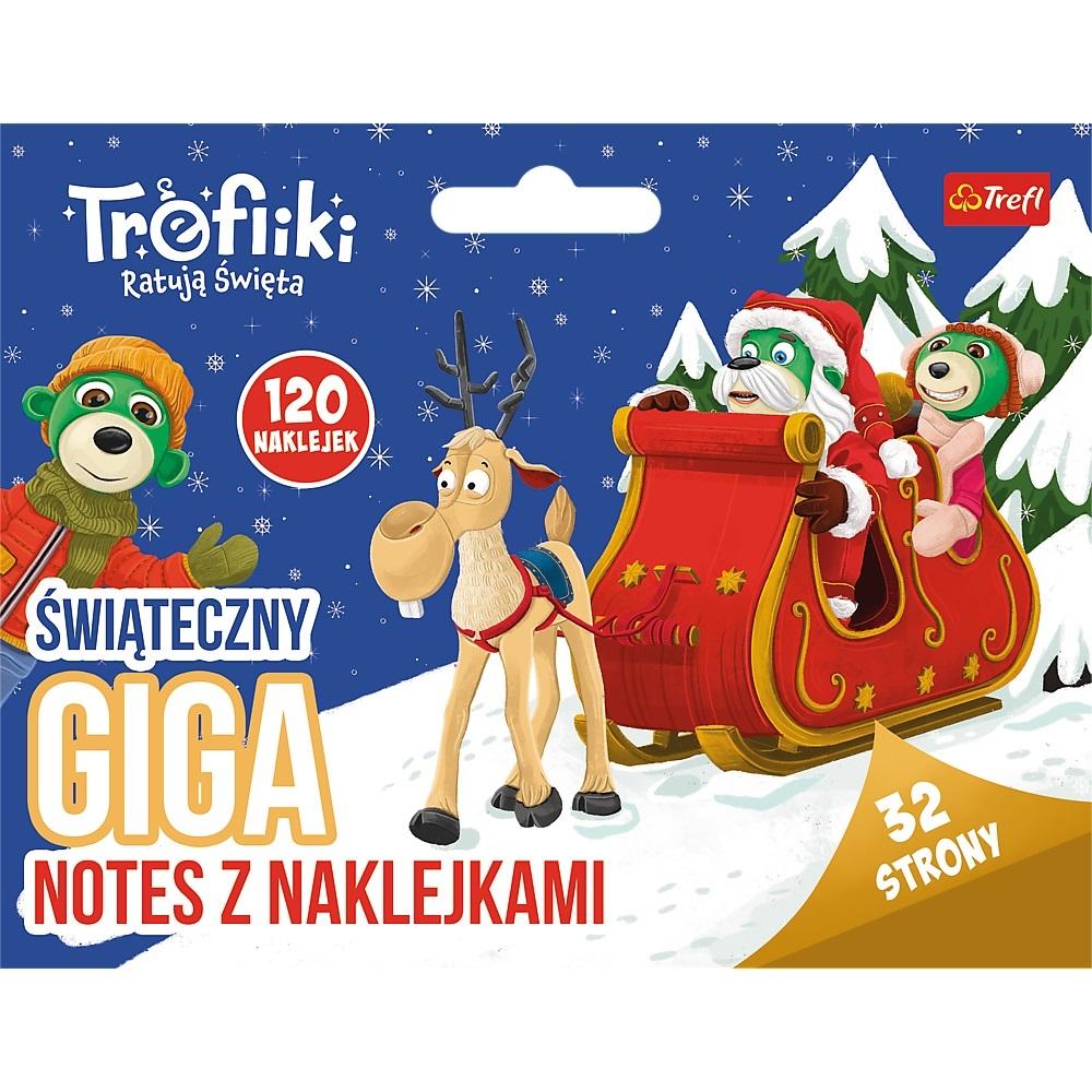Trefiliki Ratują Święta. Świąteczny Notes z Naklejkami