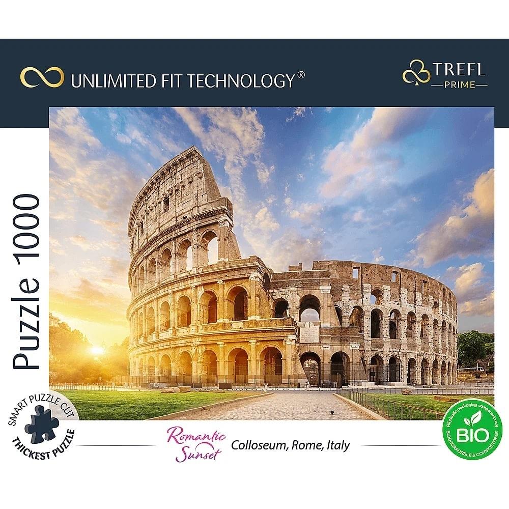 Trefl Puzzle 1000 UFT - Romantic Sunset: Colloseum, Rome, Italy