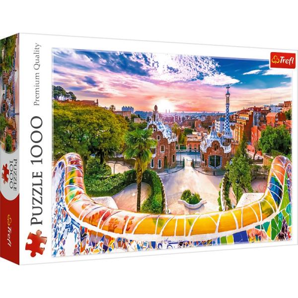Trefl puzzle 1000 Zachód słońca nad Barceloną