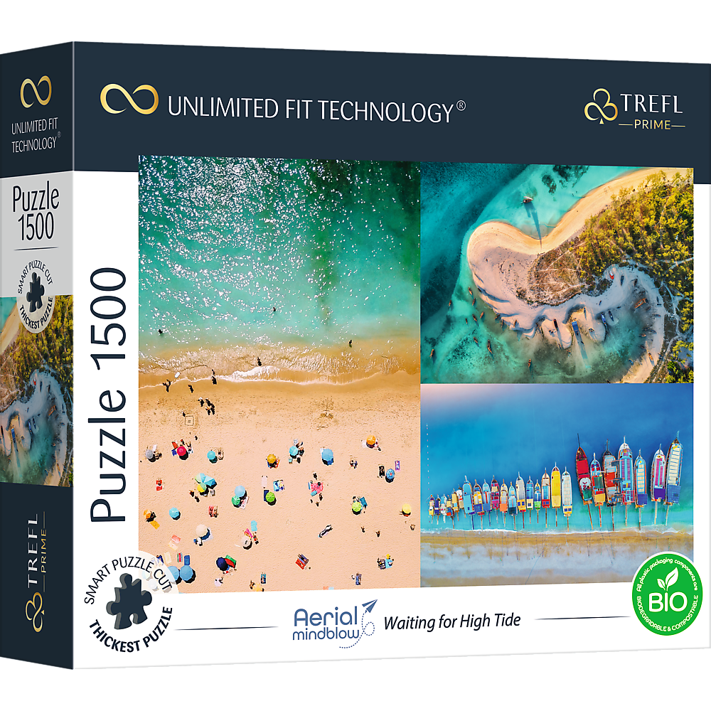 Trefl Puzzle 1500 UFT Aerial Mindblow: Waiting for High Tide