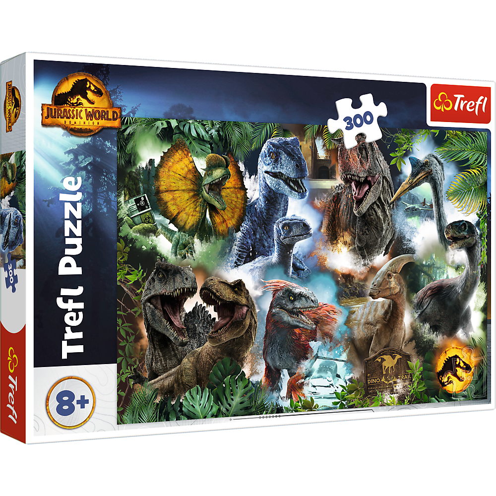 Trefl puzzle 300 Ulubione dinozaury Jurassic World