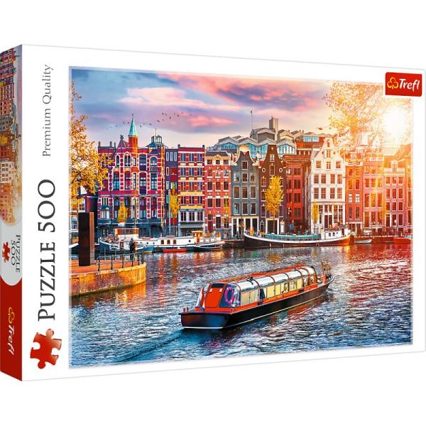 Trefl puzzle 500 Amsterdam Holandia