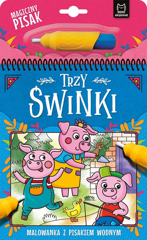 Trzy świnki Malowanka z pisakiem wodnym