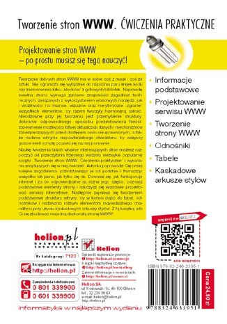 Tworzenie stron WWW. Ćwiczenia praktyczne. Wydanie III. eBook