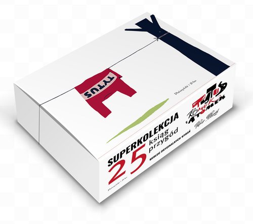 Tytus, Romek i A'Tomek Kolekcja 25 ksiąg. Boks biały