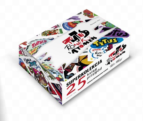 Tytus, Romek i A'Tomek Kolekcja 25 ksiąg. Boks kolorowy